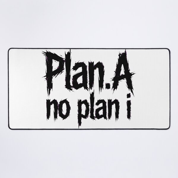 Item preview, Plan.A no plan i - Brutalist Graffiti Streetwear Typography Logo designed and sold by VYBE DARK Studio.