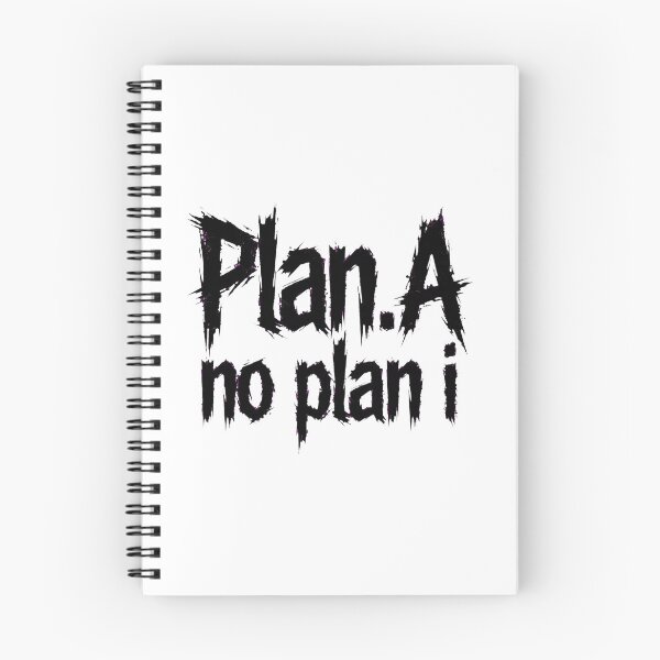 Item preview, Plan.A no plan i - Brutalist Graffiti Streetwear Typography Logo designed and sold by VYBE DARK Studio.