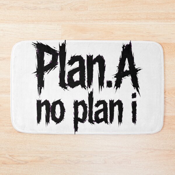 Item preview, Plan.A no plan i - Brutalist Graffiti Streetwear Typography Logo designed and sold by VYBE DARK Studio.