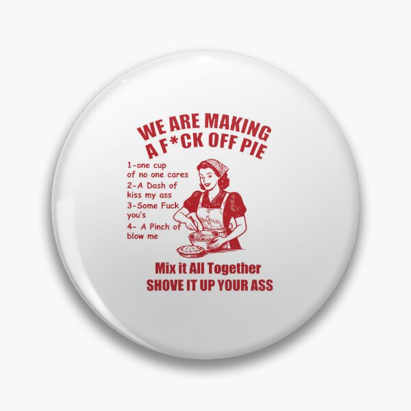 Item preview, Sassy Pie Recipe Retro Humor Design designed and sold by PixlCrypt.