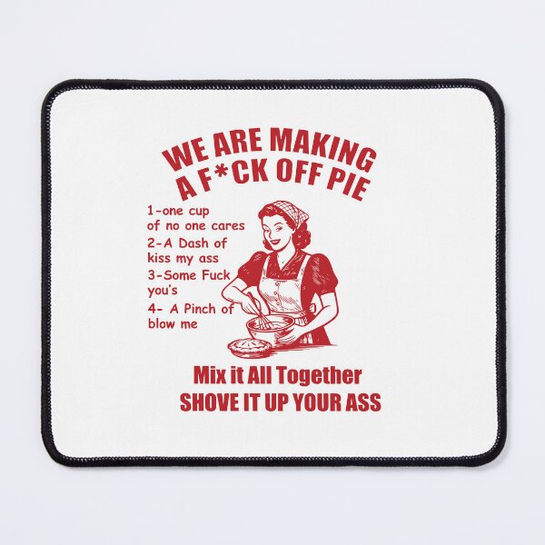 Item preview, Sassy Pie Recipe Retro Humor Design designed and sold by PixlCrypt.