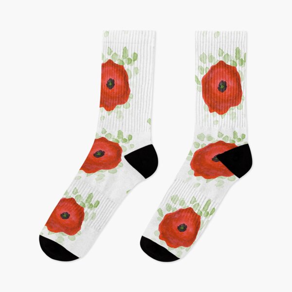 Item preview, Poppy Bloom Watercolor Illustration designed and sold by FarnwirbelArt.