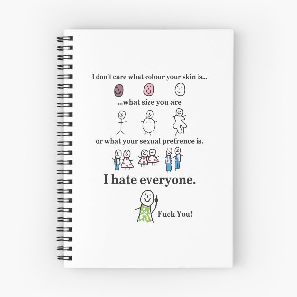 Item preview, I Hate Everyone Humor Statement designed and sold by cerima.