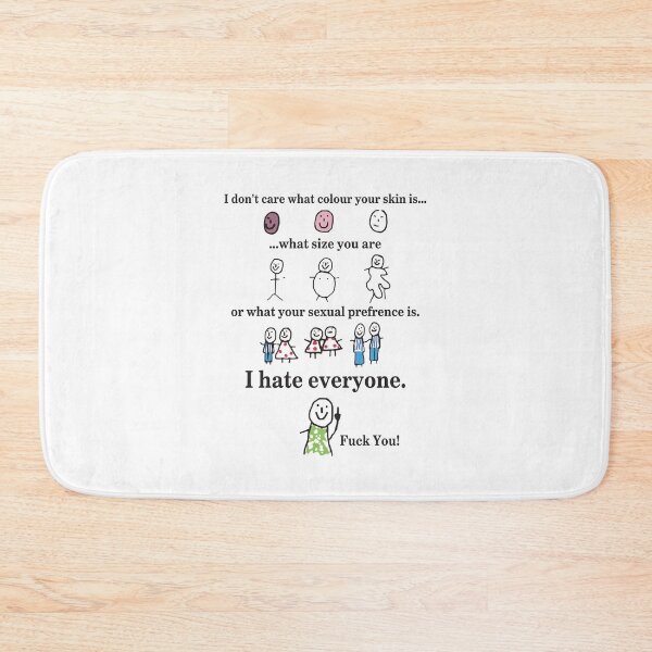 Item preview, I Hate Everyone Humor Statement designed and sold by cerima.