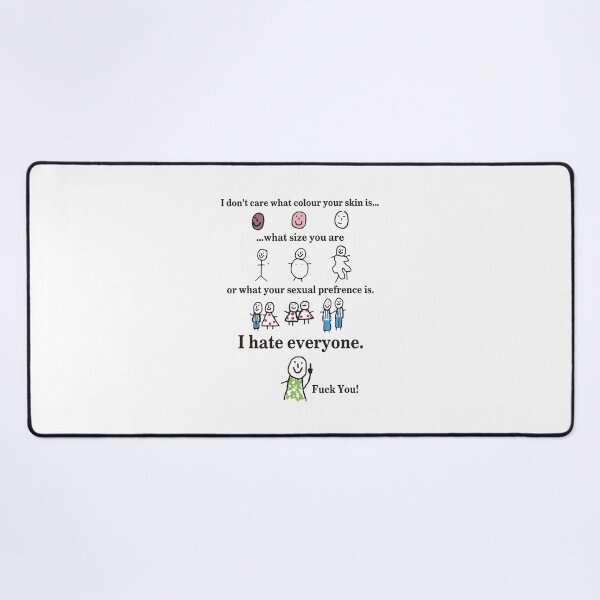 Item preview, I Hate Everyone Humor Statement designed and sold by cerima.