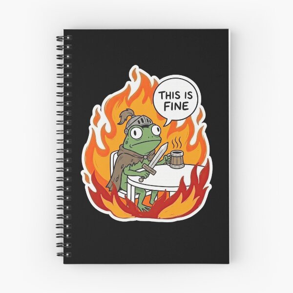 Item preview, Knight Frog Sips Tankard in Fire designed and sold by Flying Doggo.