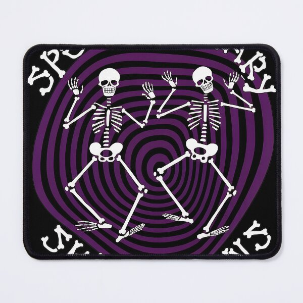 Item preview, Spooky Scary Skeletons Dancing Purple Swirl designed and sold by ZEtexaxe.