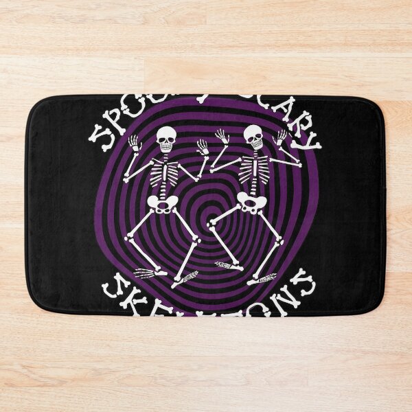 Item preview, Spooky Scary Skeletons Dancing Purple Swirl designed and sold by ZEtexaxe.