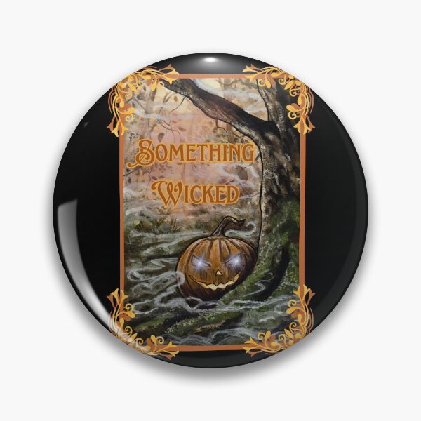 Item preview, Something Wicked Halloween Pumpkin Watercolor designed and sold by esmavart.
