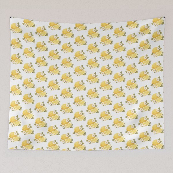Item preview, Sunny Lemon Blossom Watercolor designed and sold by Brasovbit.