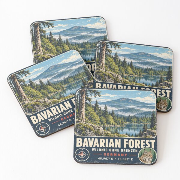 Item preview, Bavarian Forest Germany Vintage Adventure designed and sold by naturalsurvival.