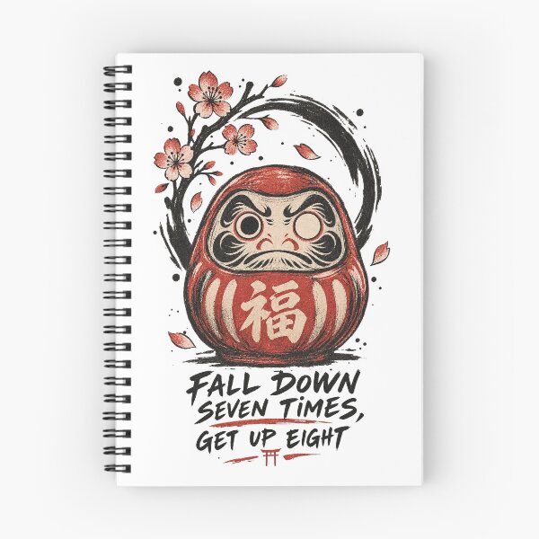 Item preview, Daruma Fall Seven Times Get Up Eight designed and sold by tollaru.