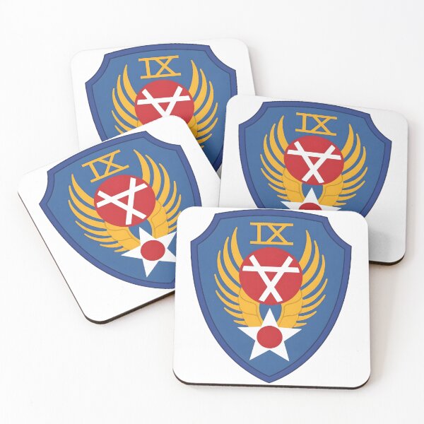 Item preview, USAAF Ninth Air Force IX Engineer Command WWII Shield Emblem designed and sold by CharlieDesings.