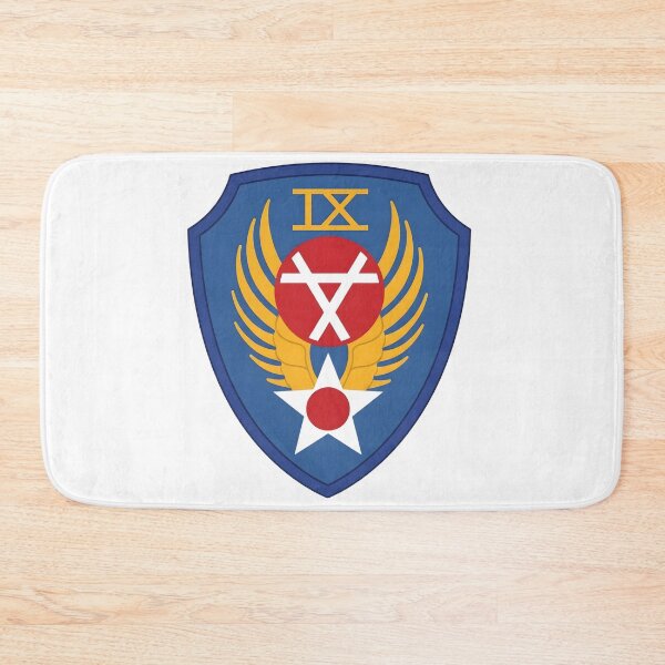 Item preview, USAAF Ninth Air Force IX Engineer Command WWII Shield Emblem designed and sold by CharlieDesings.