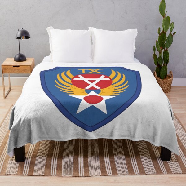 Item preview, USAAF Ninth Air Force IX Engineer Command WWII Shield Emblem designed and sold by CharlieDesings.