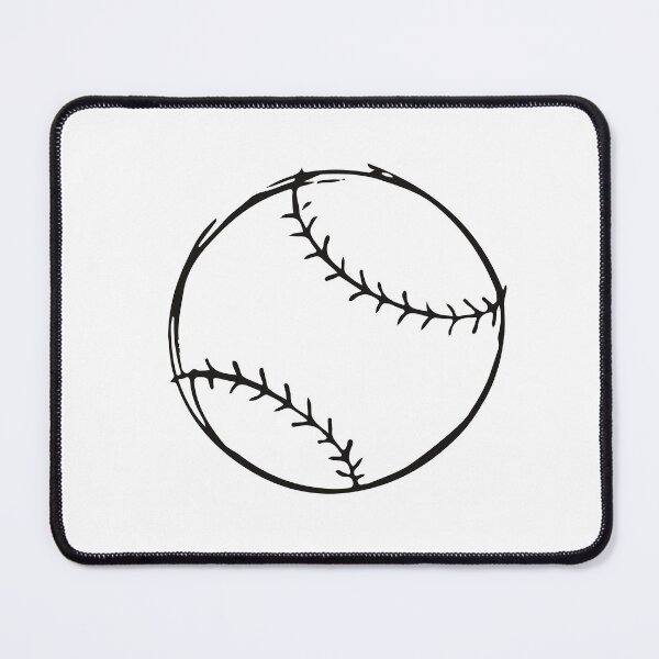 Item preview, Baseball Line Art – Minimalist Baseball Sports Design designed and sold by GrowDivStudio.