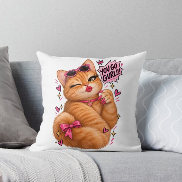 Item preview, SASSY CAT YOU GO GURL!!! designed and sold by RAIDXSTORE.