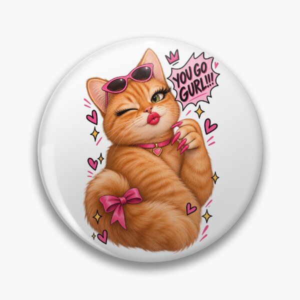 Item preview, SASSY CAT YOU GO GURL!!! designed and sold by RAIDXSTORE.