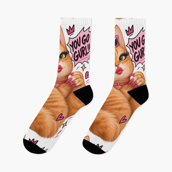 Item preview, SASSY CAT YOU GO GURL!!! designed and sold by RAIDXSTORE.
