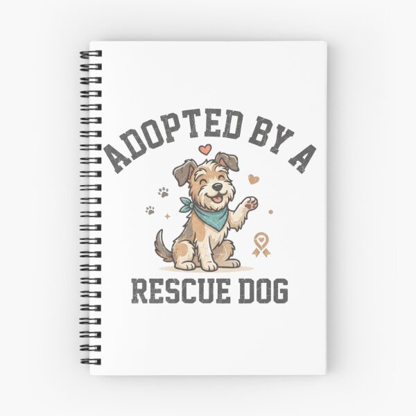 Item preview, Adopted By A Rescue Dog Funny Cute Dog Lover Pet Adoption designed and sold by KreatoLab.
