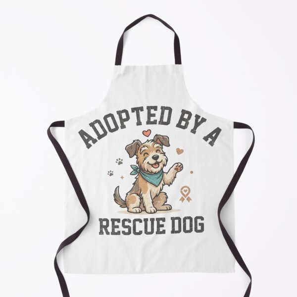 Item preview, Adopted By A Rescue Dog Funny Cute Dog Lover Pet Adoption designed and sold by KreatoLab.