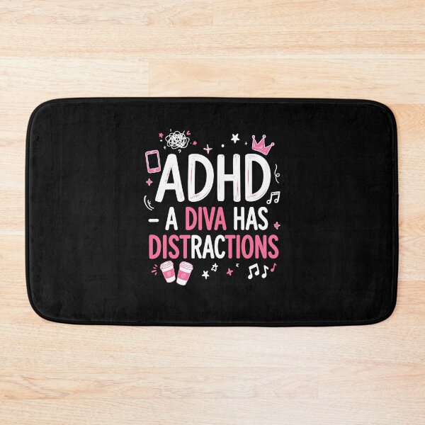 Item preview, ADHD Diva Fun Humorous Text Design designed and sold by cerima.