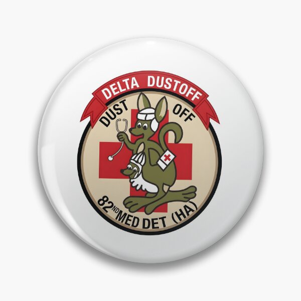 Item preview, US Army 82nd Medical Detachment Delta Dustoff Vietnam War Emblem designed and sold by CharlieDesings.