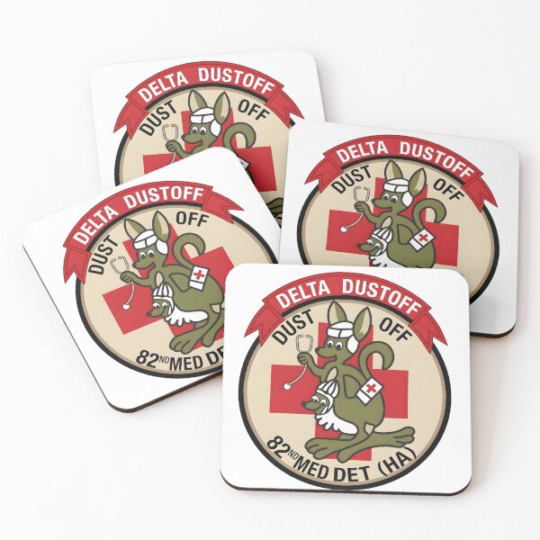 Item preview, US Army 82nd Medical Detachment Delta Dustoff Vietnam War Emblem designed and sold by CharlieDesings.