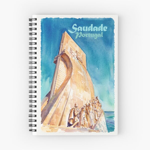 Item preview, Saudade Portugal – Aesthetic Watercolor Travel Design designed and sold by HappyLuckyJoy.