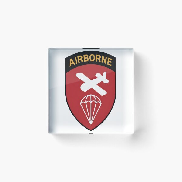 Item preview, US Army Airborne Command Glider and Parachute Shield Emblem designed and sold by CharlieDesings.