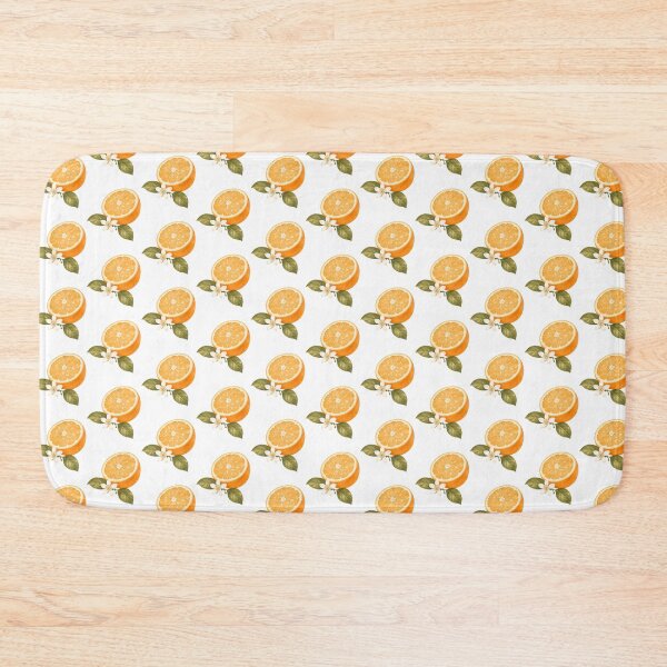 Item preview, Orange Flower Sprig Watercolor designed and sold by Brasovbit.