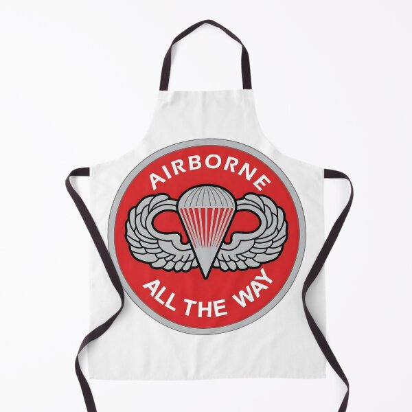 Item preview, US Army Parachutist Badge Airborne All The Way Red Roundel Emblem designed and sold by CharlieDesings.