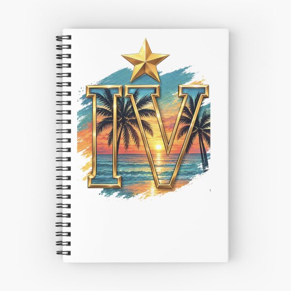 Item preview, Tropical IV Logo Tee, Palm Trees Sunset Star Graphic T-Shirt, Retro Miami Synthwave Apparel,Open World Gaming Inspired Streetwear Unisex Top designed and sold by aalbouch.