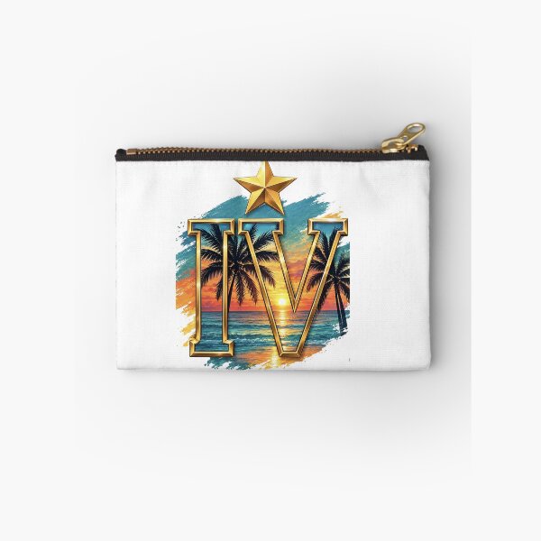 Item preview, Tropical IV Logo Tee, Palm Trees Sunset Star Graphic T-Shirt, Retro Miami Synthwave Apparel,Open World Gaming Inspired Streetwear Unisex Top designed and sold by aalbouch.