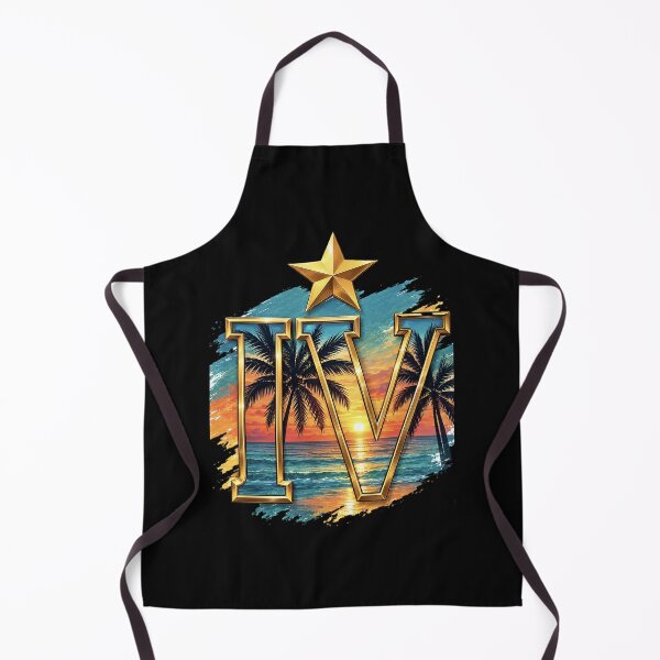 Item preview, Tropical IV Logo Tee, Palm Trees Sunset Star Graphic T-Shirt, Retro Miami Synthwave Apparel,Open World Gaming Inspired Streetwear Unisex Top designed and sold by aalbouch.