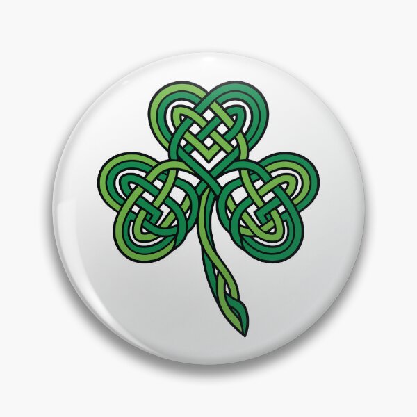 Item preview, Celtic Shamrock 3 Leaf Knot – Irish Clover Celtic Heritage Design designed and sold by Leeded.