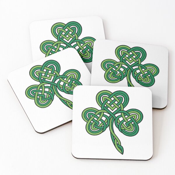 Item preview, Celtic Shamrock 3 Leaf Knot – Irish Clover Celtic Heritage Design designed and sold by Leeded.