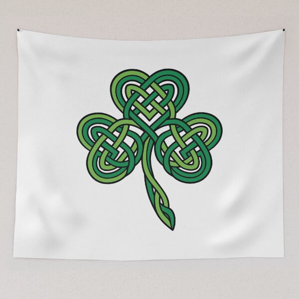 Item preview, Celtic Shamrock 3 Leaf Knot – Irish Clover Celtic Heritage Design designed and sold by Leeded.