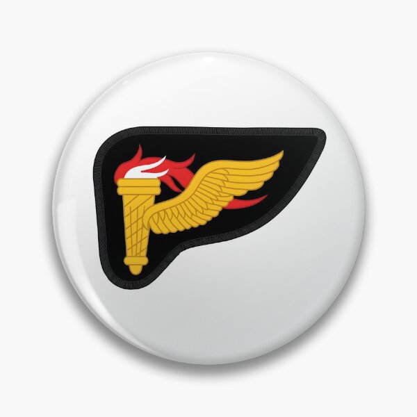 Item preview, US Army Pathfinder Flaming Torch Gold Wing Patch Emblem designed and sold by CharlieDesings.