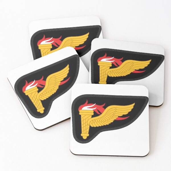 Item preview, US Army Pathfinder Flaming Torch Gold Wing Patch Emblem designed and sold by CharlieDesings.