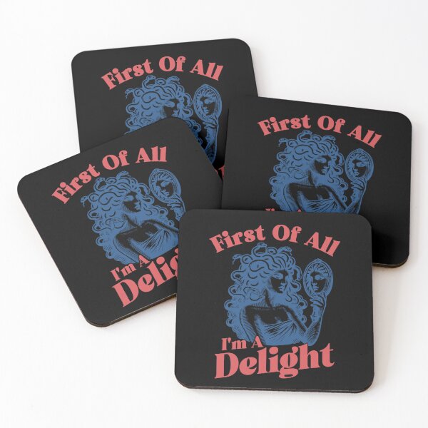 Item preview, First Of All I'm A Delight Medusa Funny Retro Mythology Design designed and sold by TheHellIWontSh.