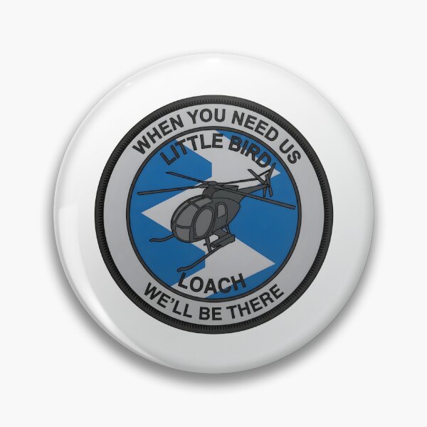 Item preview, US Army MH-6 AH-6 Little Bird Loach Helicopter Roundel Emblem designed and sold by CharlieDesings.