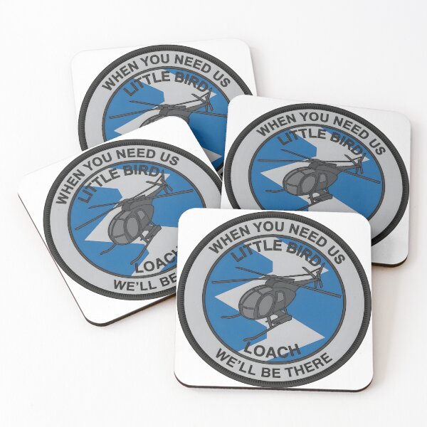 Item preview, US Army MH-6 AH-6 Little Bird Loach Helicopter Roundel Emblem designed and sold by CharlieDesings.