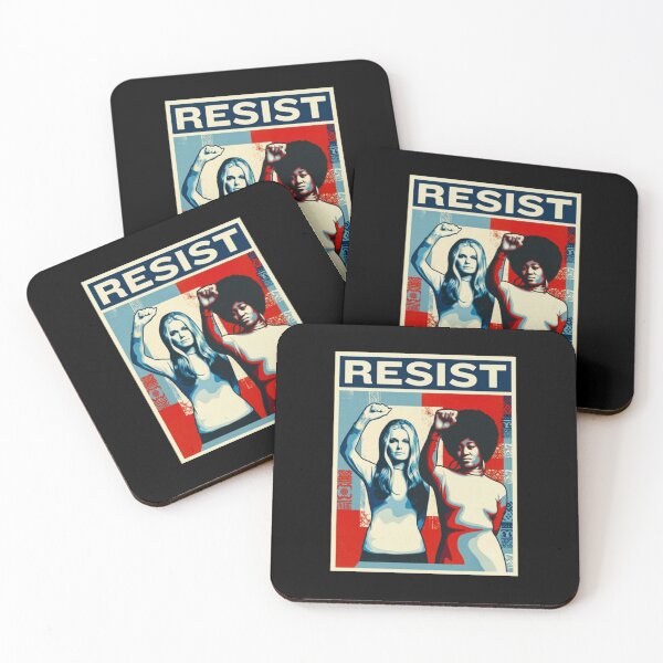 Item preview, Gloria Steinem and Dorothy Pitman Hughes RESIST Pop Art designed and sold by ByakuranRegan.