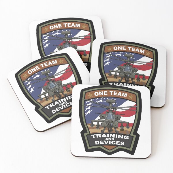 Item preview, US Army AH-64 Apache One Team Training and Devices Shield Emblem designed and sold by CharlieDesings.