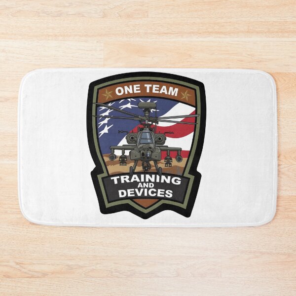 Item preview, US Army AH-64 Apache One Team Training and Devices Shield Emblem designed and sold by CharlieDesings.