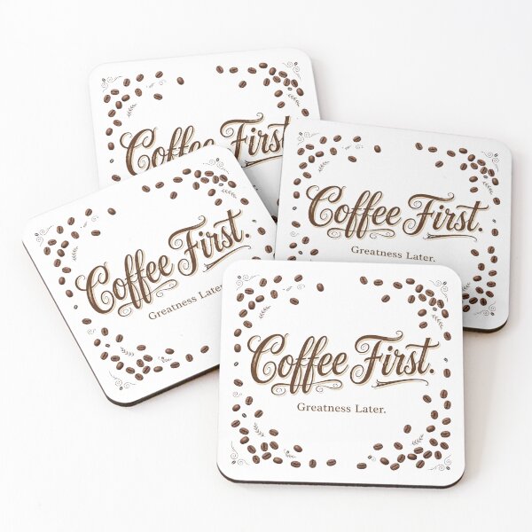 Item preview, Coffee First  designed and sold by Geordesign.