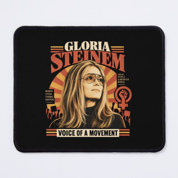 Item preview, Voice of a Movement - Gloria Steinem 70s Activist Poster designed and sold by ByakuranRegan.