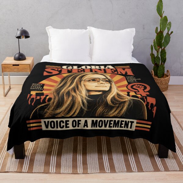 Item preview, Voice of a Movement - Gloria Steinem 70s Activist Poster designed and sold by ByakuranRegan.