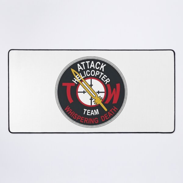 Item preview, US Army TOW Attack Helicopter Team Whispering Death Emblem designed and sold by CharlieDesings.